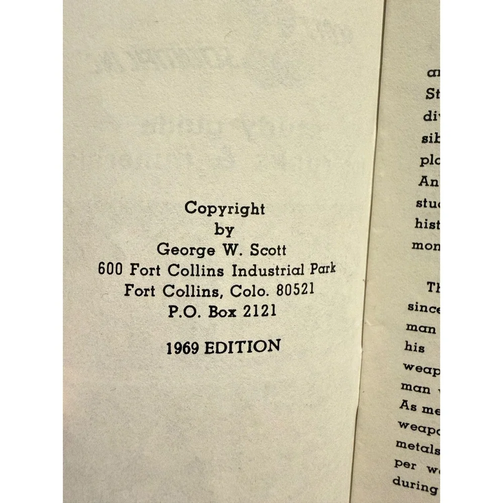 Vintage 1969 Scott Scientific Rock Mineral Collection Quake's Pikes Peak Geology